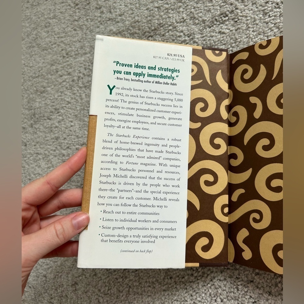 “The Starbucks Experience” Hardcover Book by Joseph A. Michelli - Picture 4 of 4